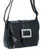 GEANȚĂ DE DAMĂ tip poștaș BEE BAG negru 1002S13